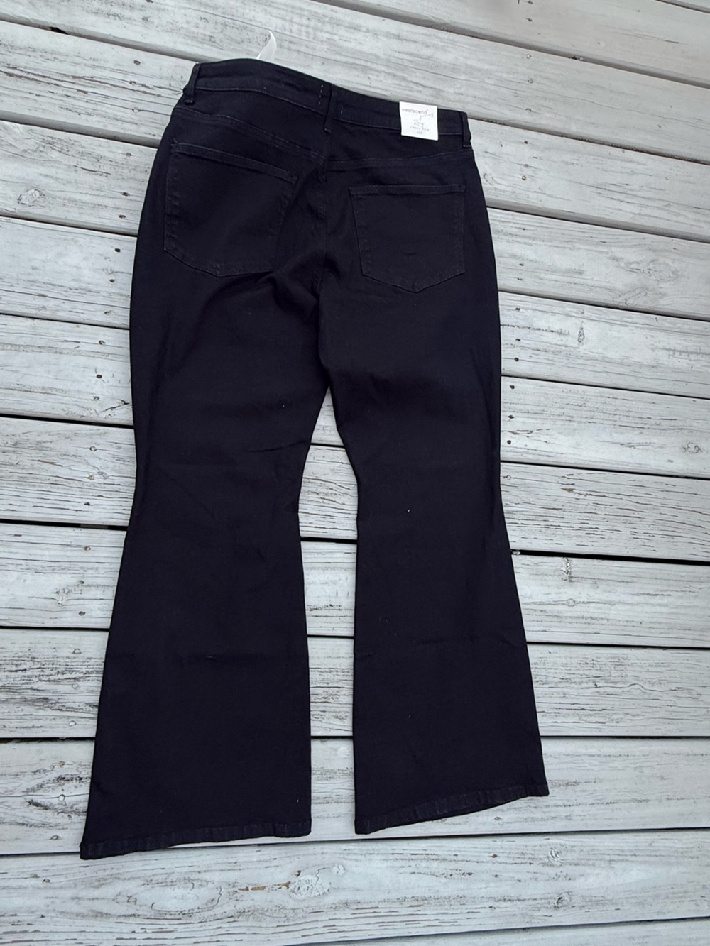 Westbound NWT Black Zoey Classic Flare Jeans sz 16r - Picture 2 of 5
